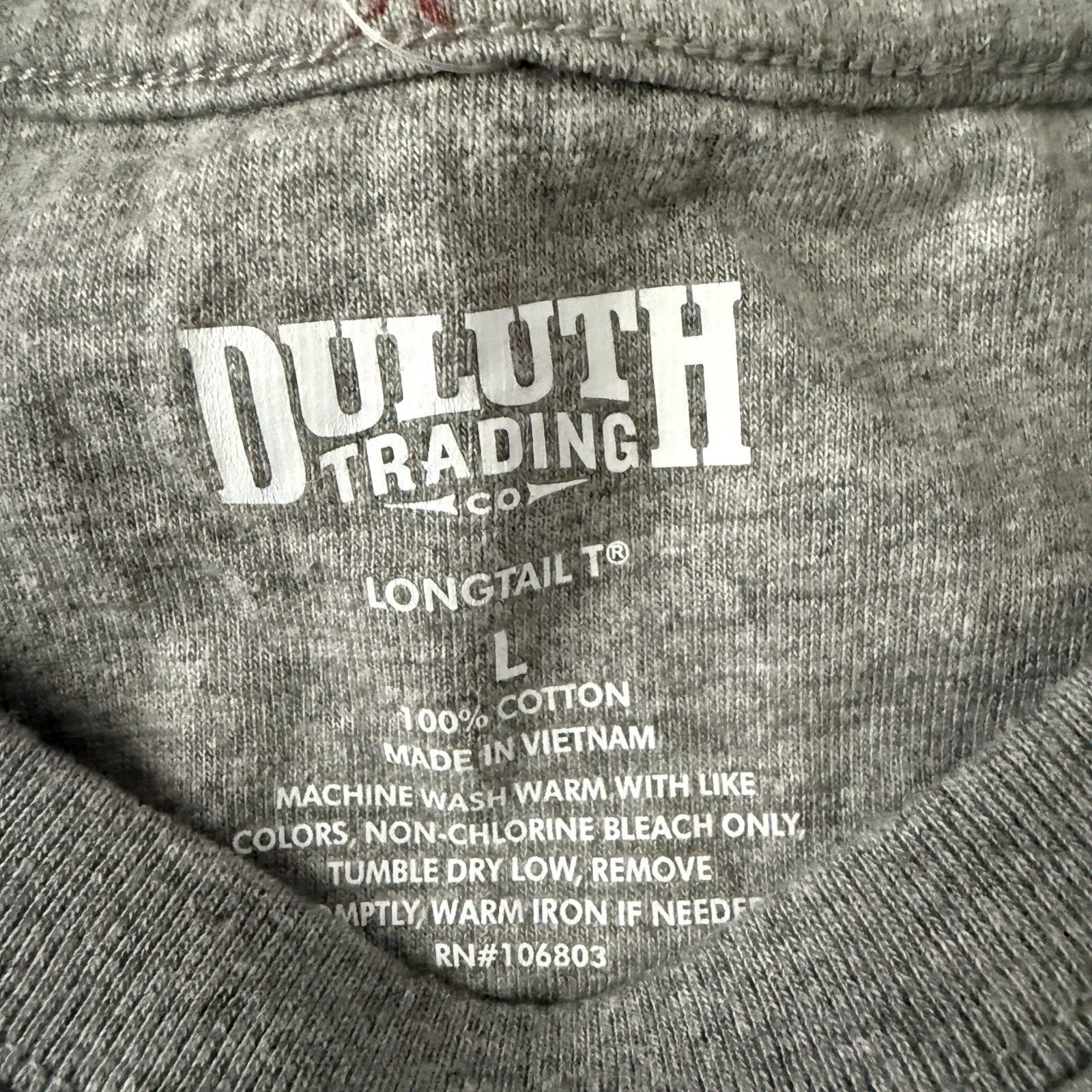 Duluth Trading Longtail Pocket T-Shirt Mens L Standard Fit Short Sleeve Tee NEW
