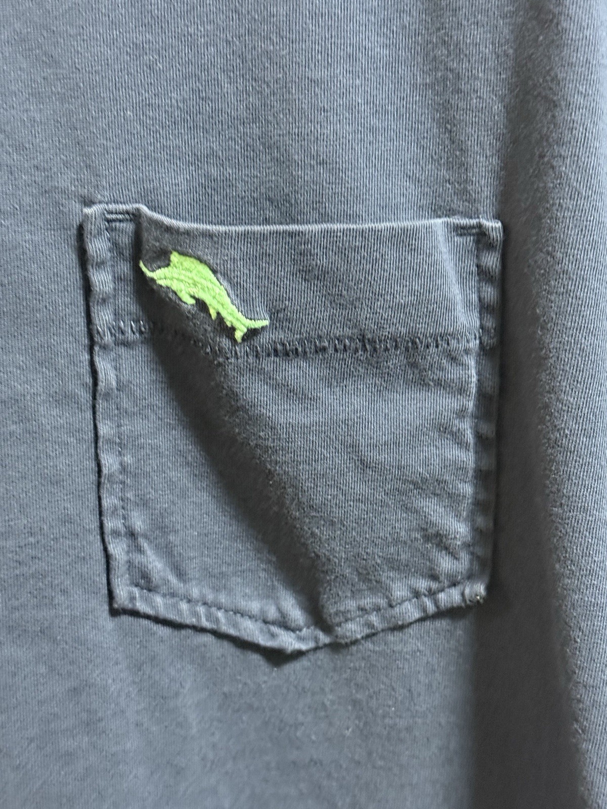 Tommy Bahama 100% Pima Cotton Pocket T-Shirt Men’s Size Large Navy Blue