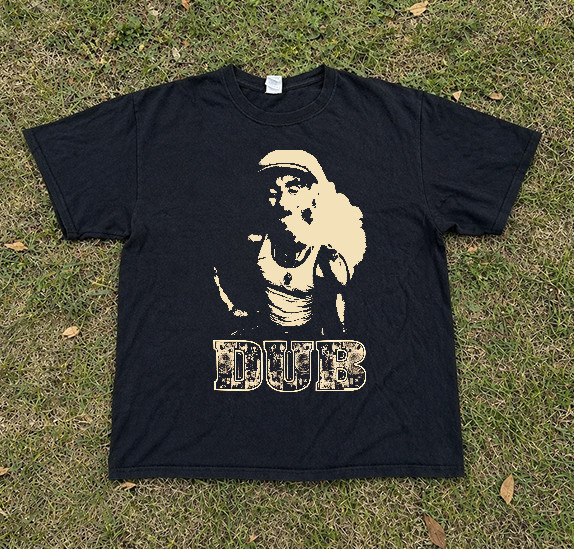 Retro Style Lee Perry DUB Shirt – Unisex Short Sleeve, Black, Multiple Sizes