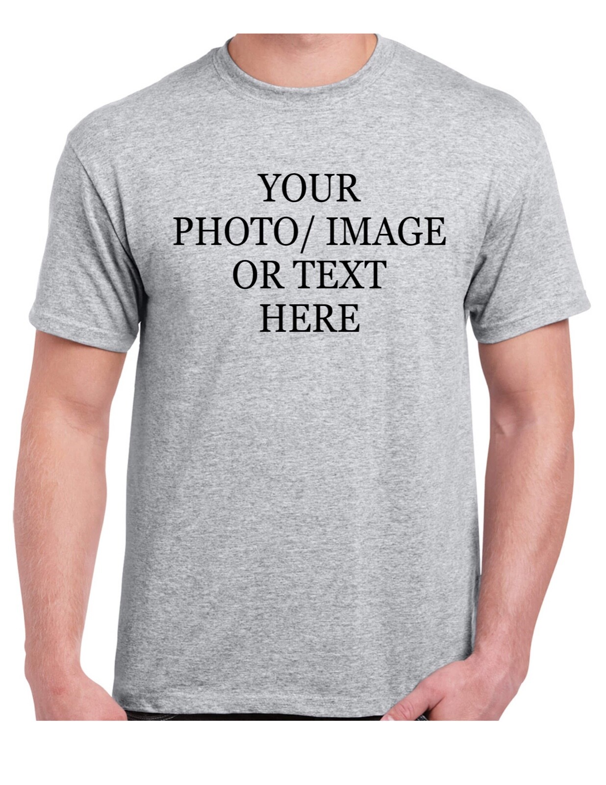 Personalized T-shirt with Your Image/ Photo and/ or Text