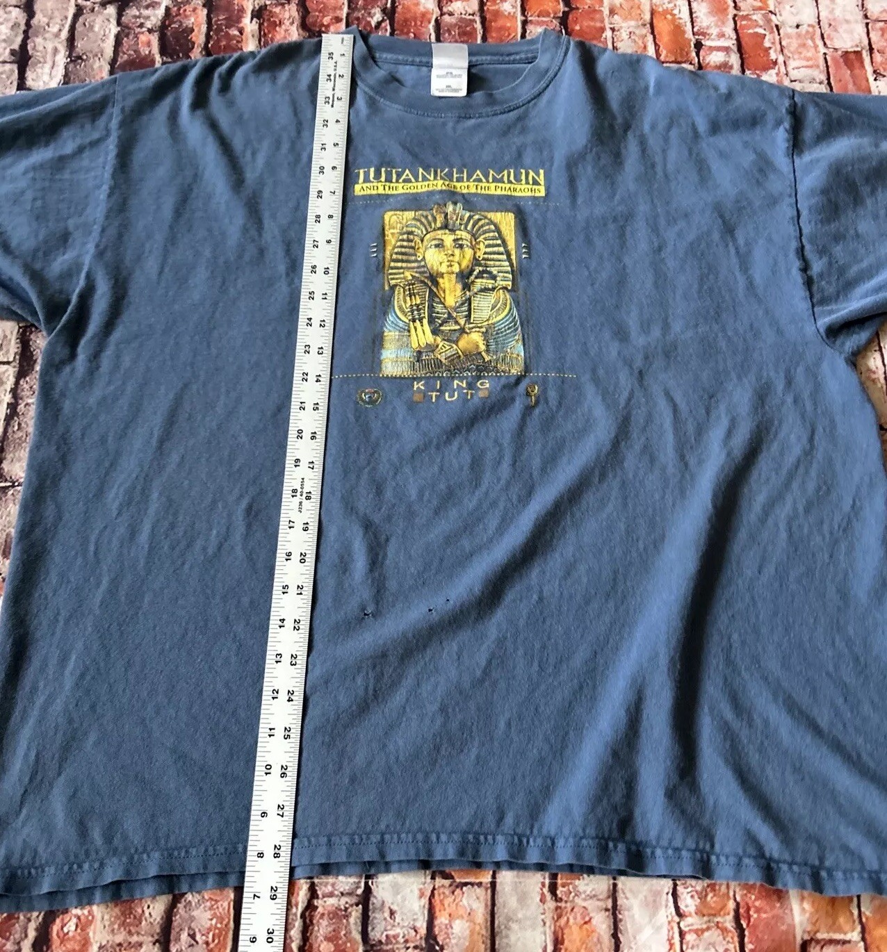 King Tut Tutankhamun And The Golden Age Of The Pharaohs T-Shirt Adult Size 2XL