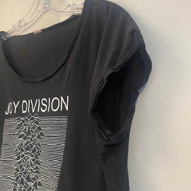 Joy Division 80s/90s Vintage Unknown Pleasures Thrashed Rare T-Shirt