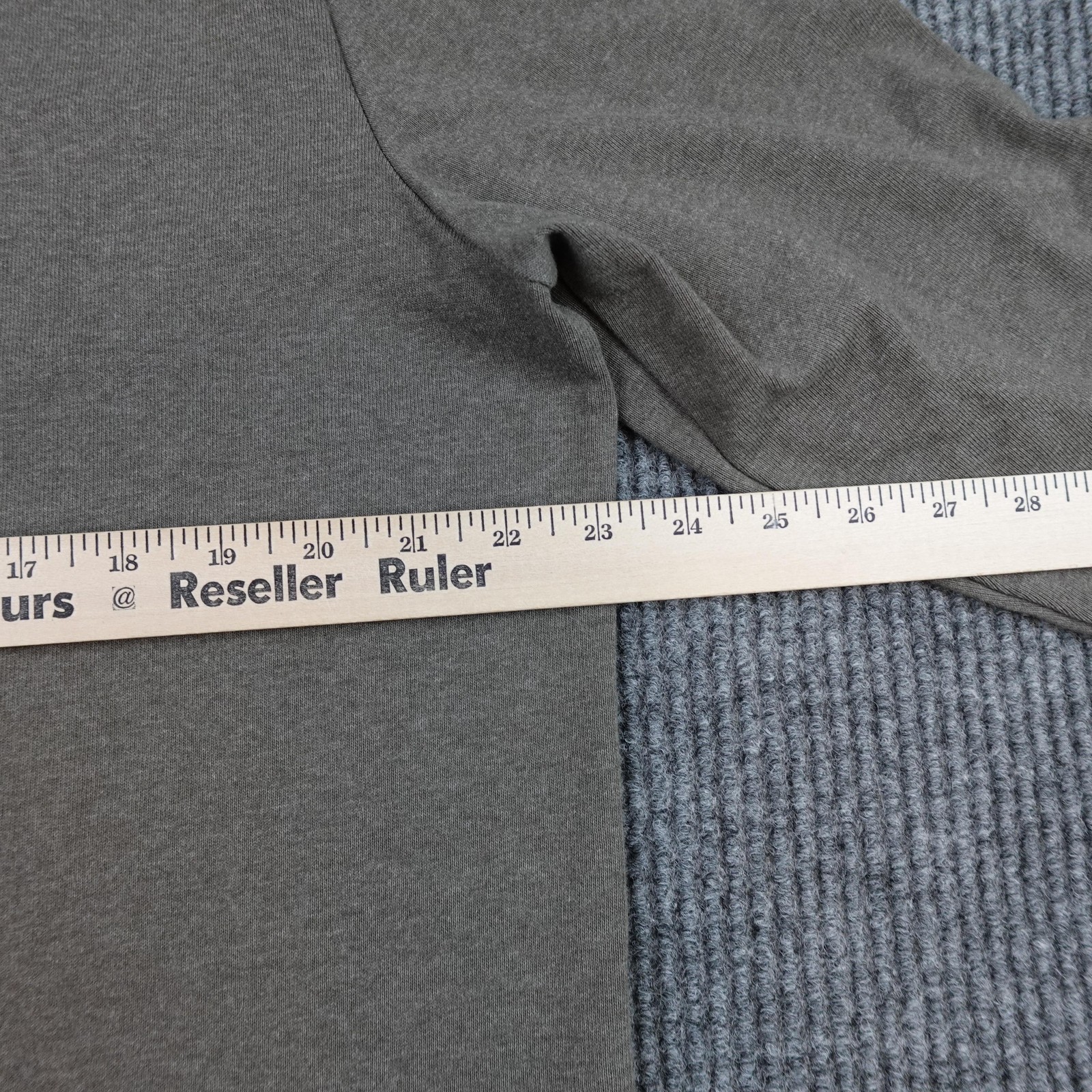 Taylor Stitch Shirt Mens 46 Brown Long Sleeve Henley Recycled Cotton Tee Casual