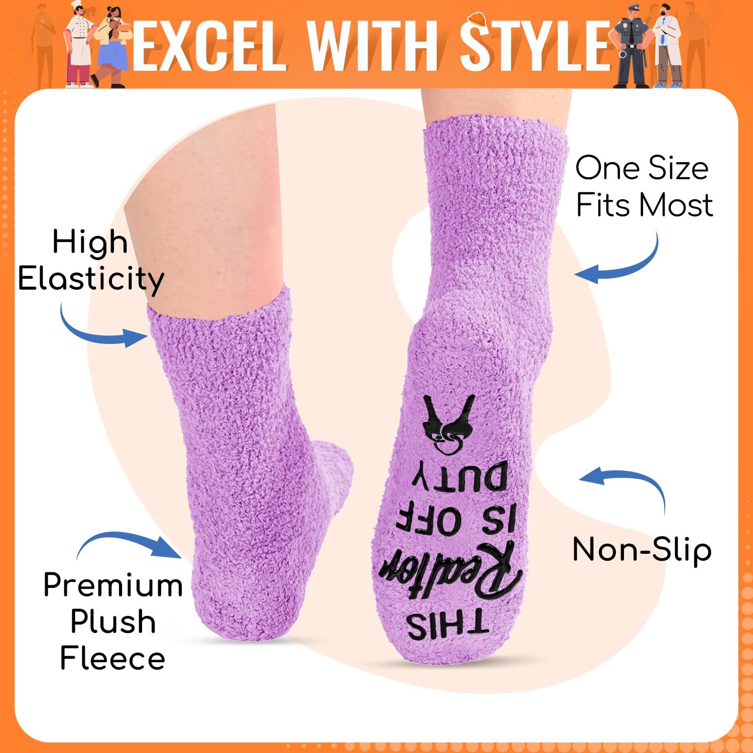 Real Estate Agent Gifts – Gifts for Realtor Women Female, Real Estate Socks