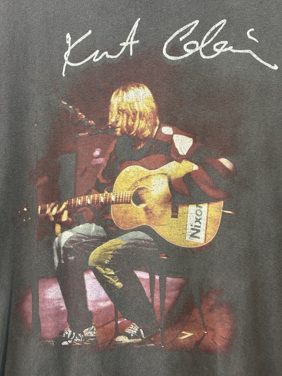 Vintage 90s Kurt Cobain MTV Unplugged Tshirt Large