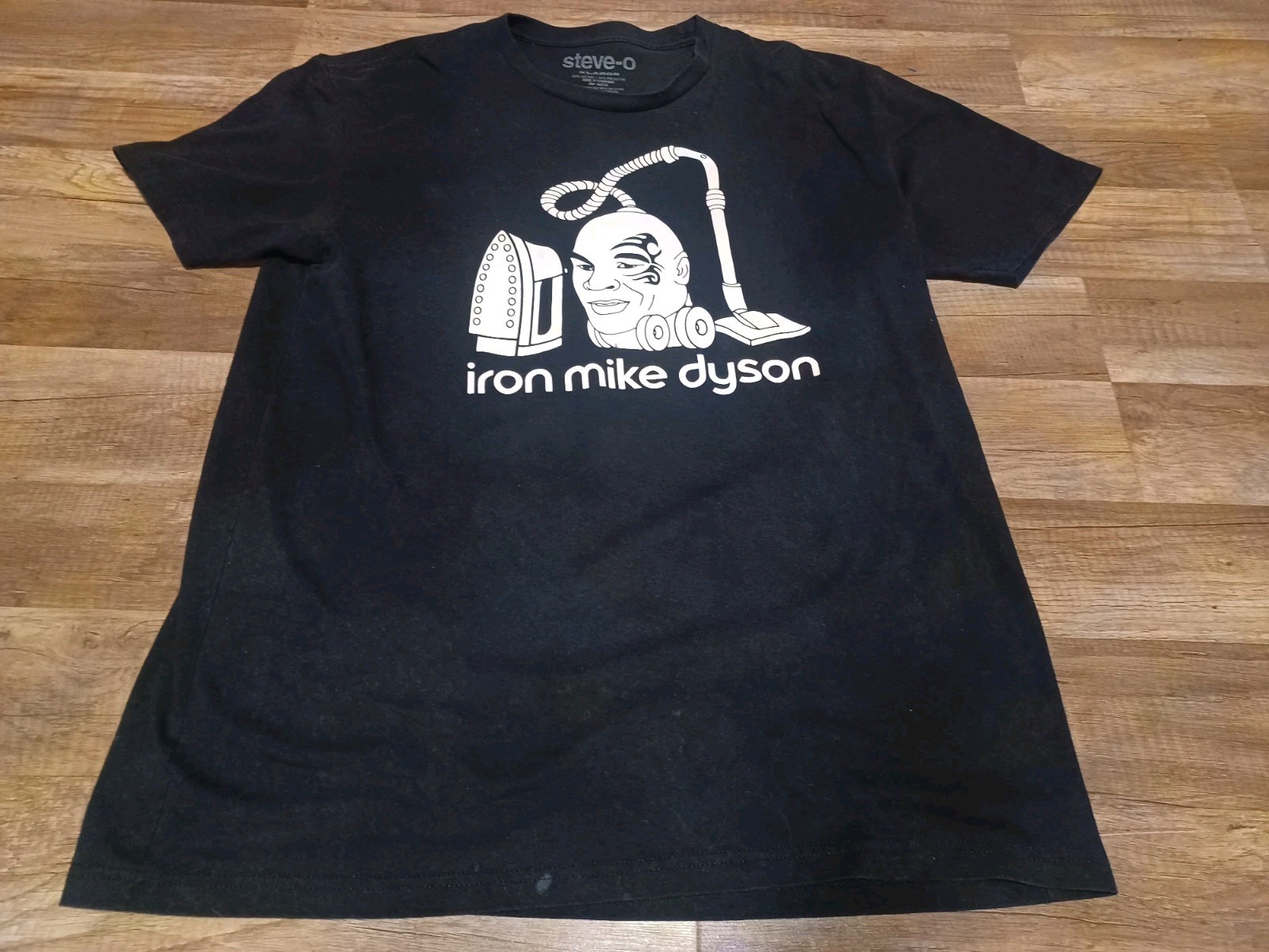 Steve-O Iron Mike Dyson Official Merchandise Parody Iron Mike Tyson T-Shirt XL
