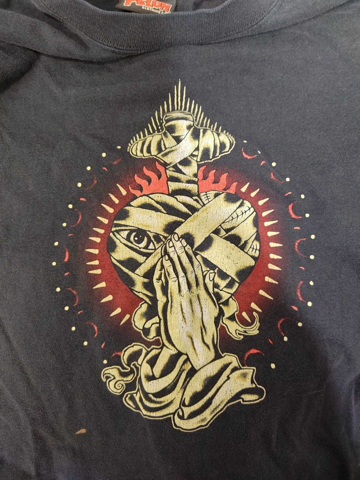 Vintage Felon Clothing Sacred Heart Shirt – 2xl – Black