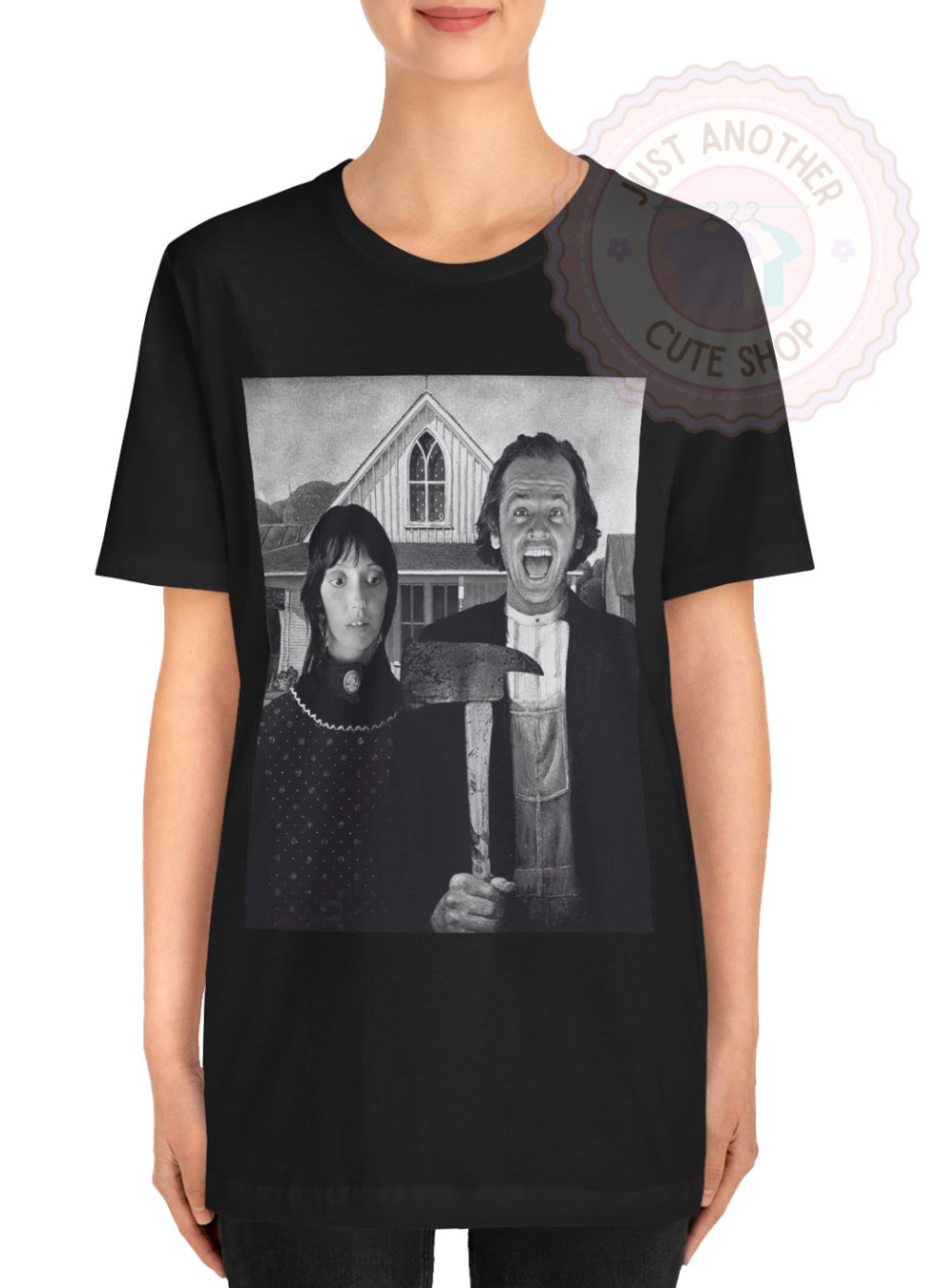 THE SHINING Parody T-Shirt ✩ Jack and Wendy Torrance ♡ American Gothic! Funny!