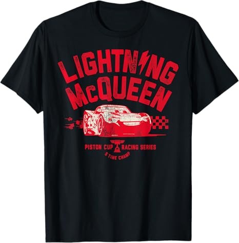 Disney Pixar Cars 3 Lightning McQueen T-Shirt Size S – 5XL Gift For Friends