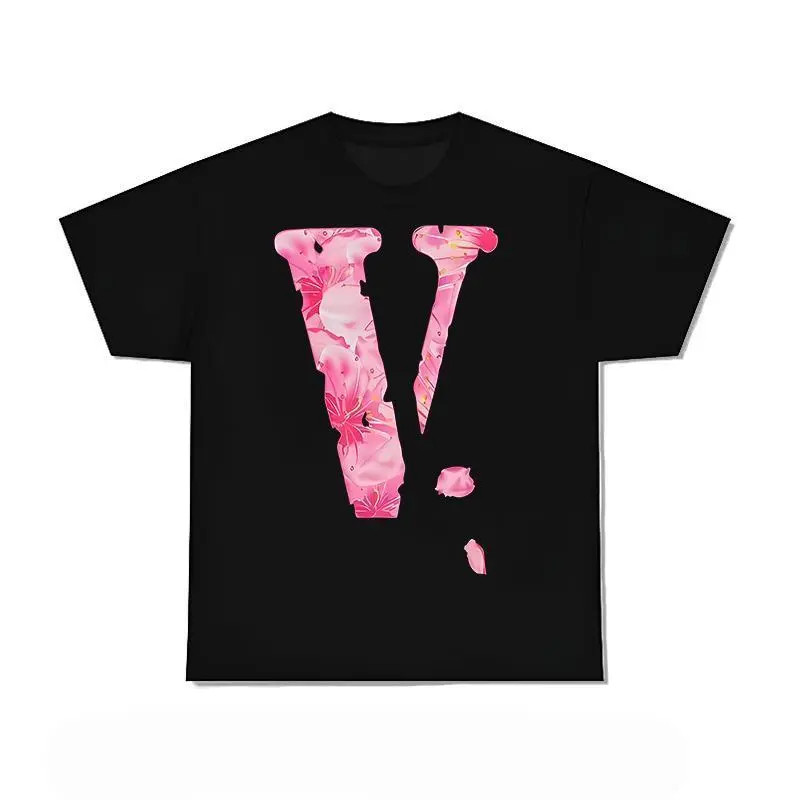 Y2K Graphic T-Shirt V Letter Print Unisex Loose Fit Streetwear Tee