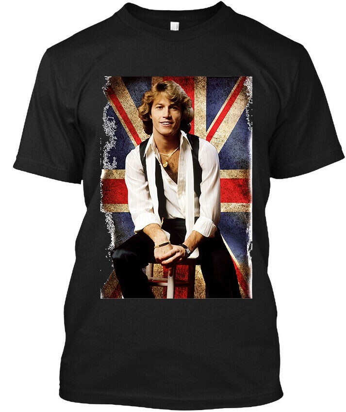 Limited New Popular Andy Gibb English Retro Graphic Art Vintage T-SHIRT S-4XL