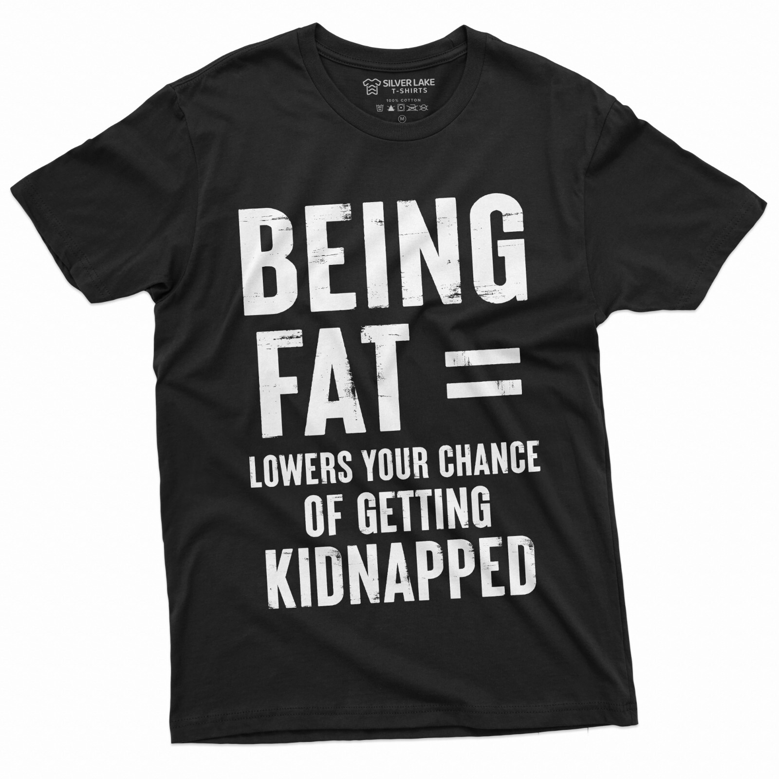 Men’s Funny Bein Fat Positive T-shirt Birthday Gift For Him Her Guys Funny shirt