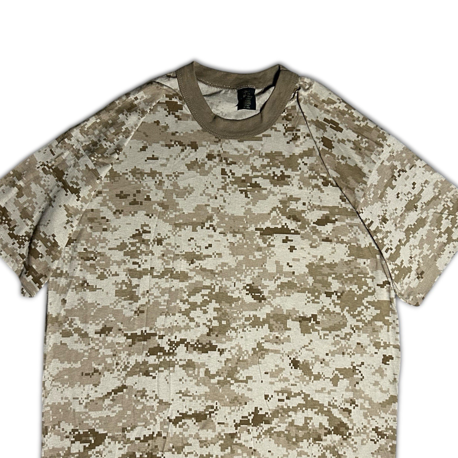Vintage 90s Desert Digital Camo Shirt Single Stitch Tee Swing Camouflage size XL