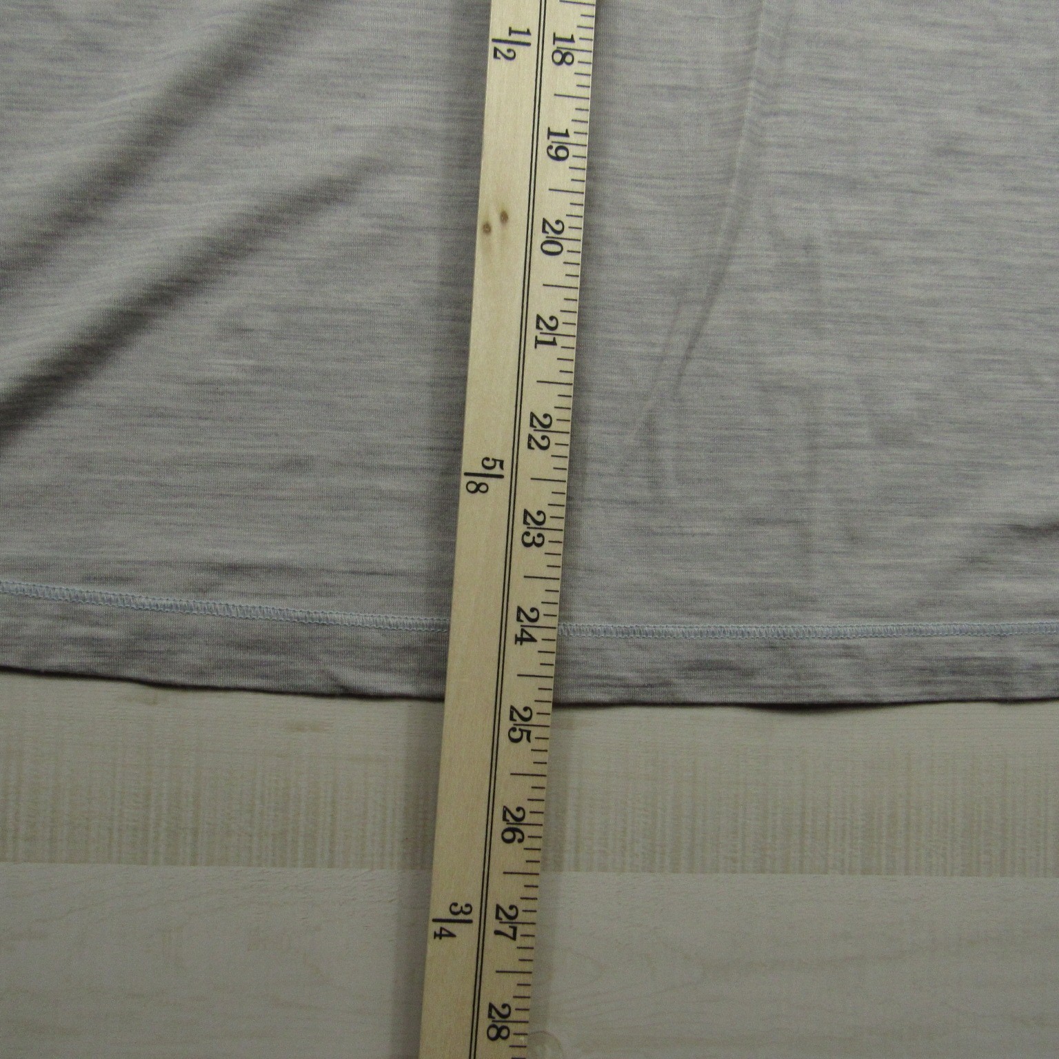 Proof Shirt Mens Small Beige Gray Snap Henley Merino Nylon Blend Lightweight