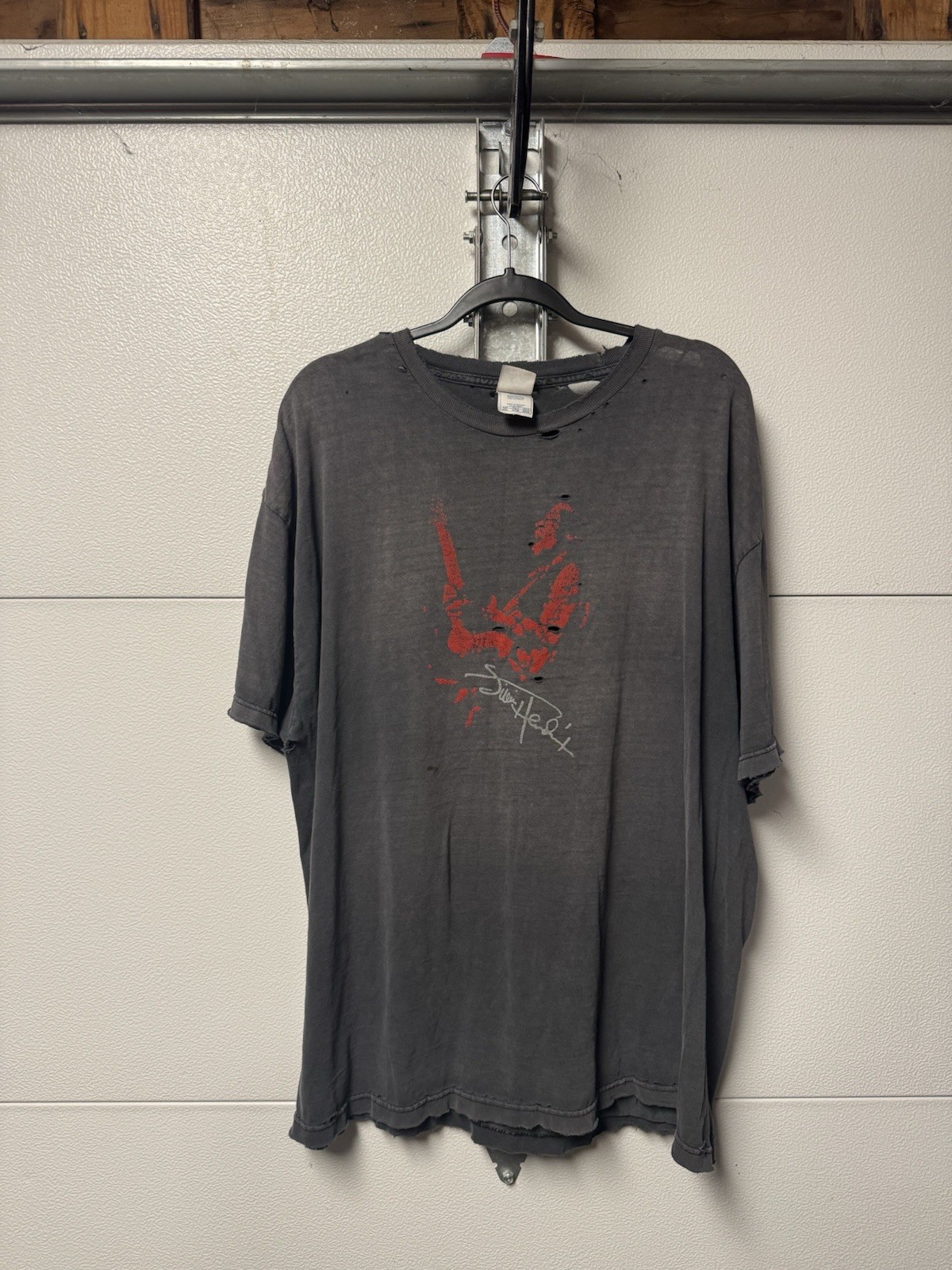 Vintage Jimi Hendrix Thrashed Faded Out Band Tee Size XXL