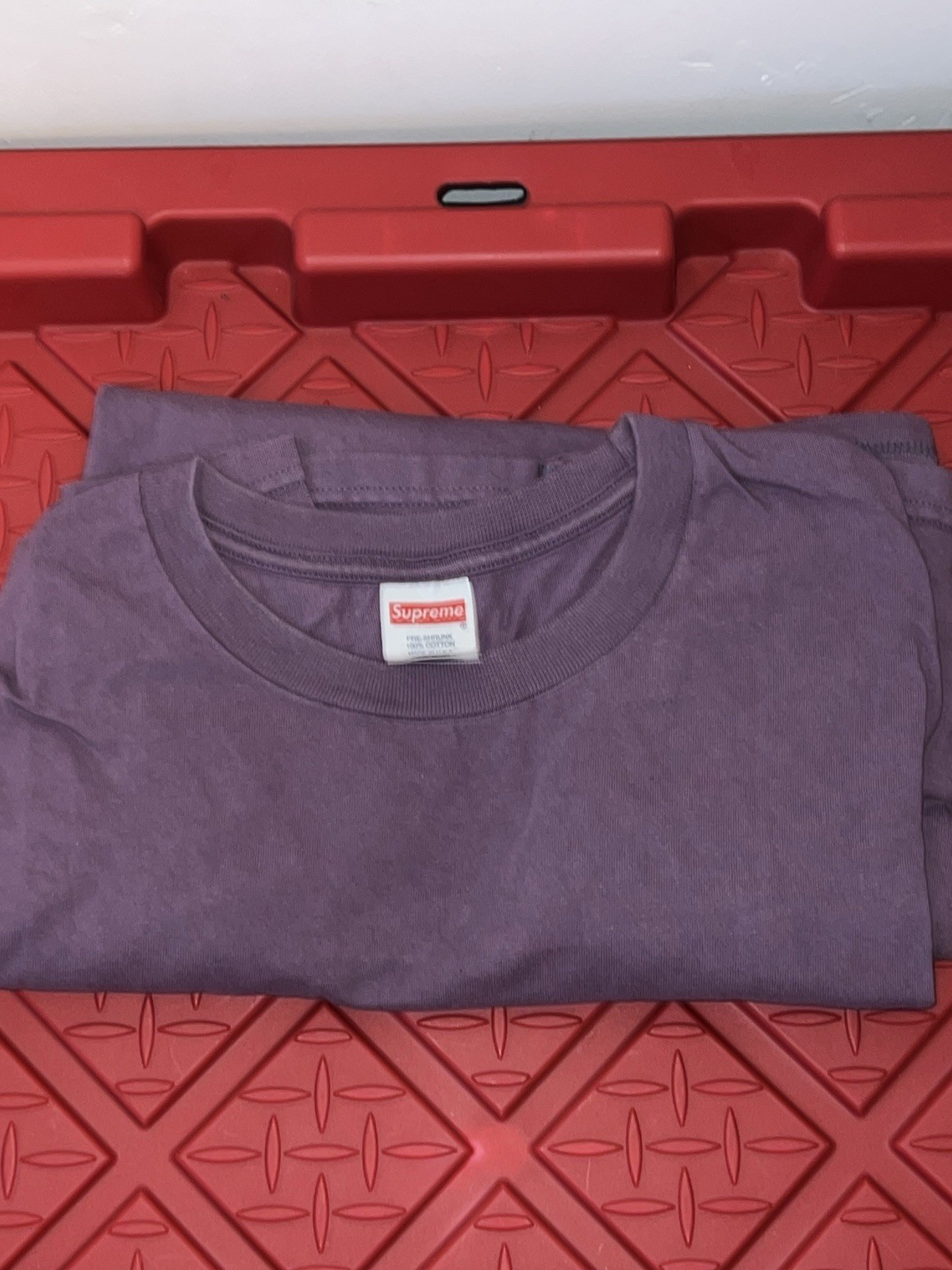Supreme Tonals Box Logo T-Shirt Dusty Purple, Size XXL