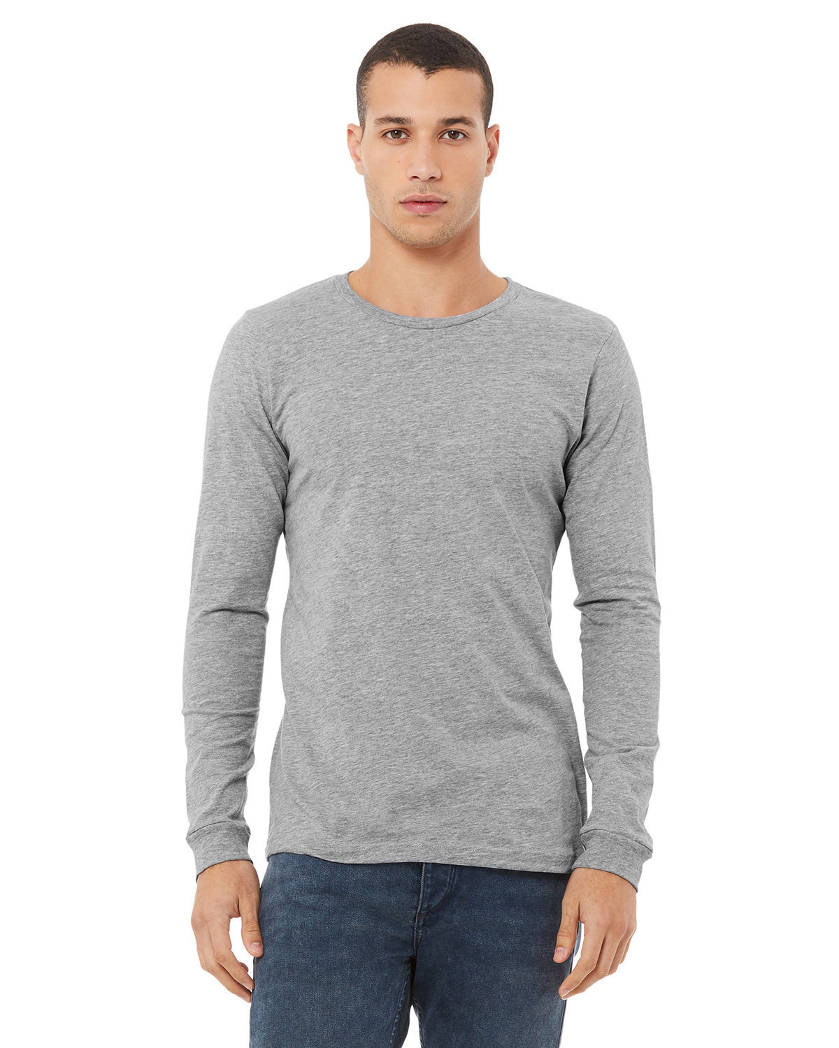 5 Pack Of Bella + Canvas 3501CVC Unisex CVC Jersey Long Sleeve T-Shirt