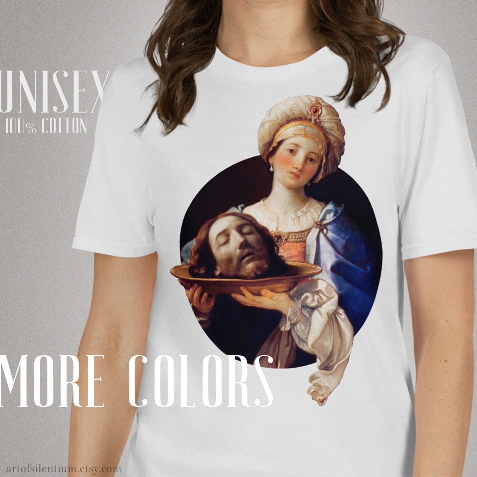 Guido Reni Unisex T-Shirt, Salome with the head tshirt, Misandry t-shirt, Woman