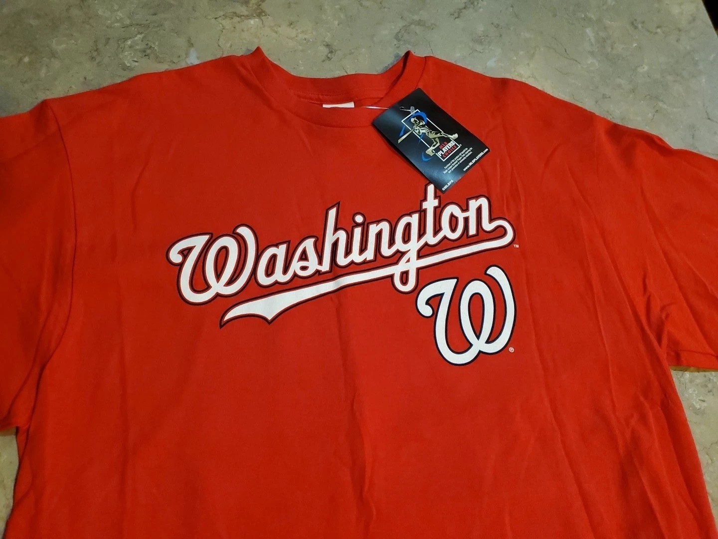 MLB Players Choice Washington Nats Red T-Shirt XL Harper #34