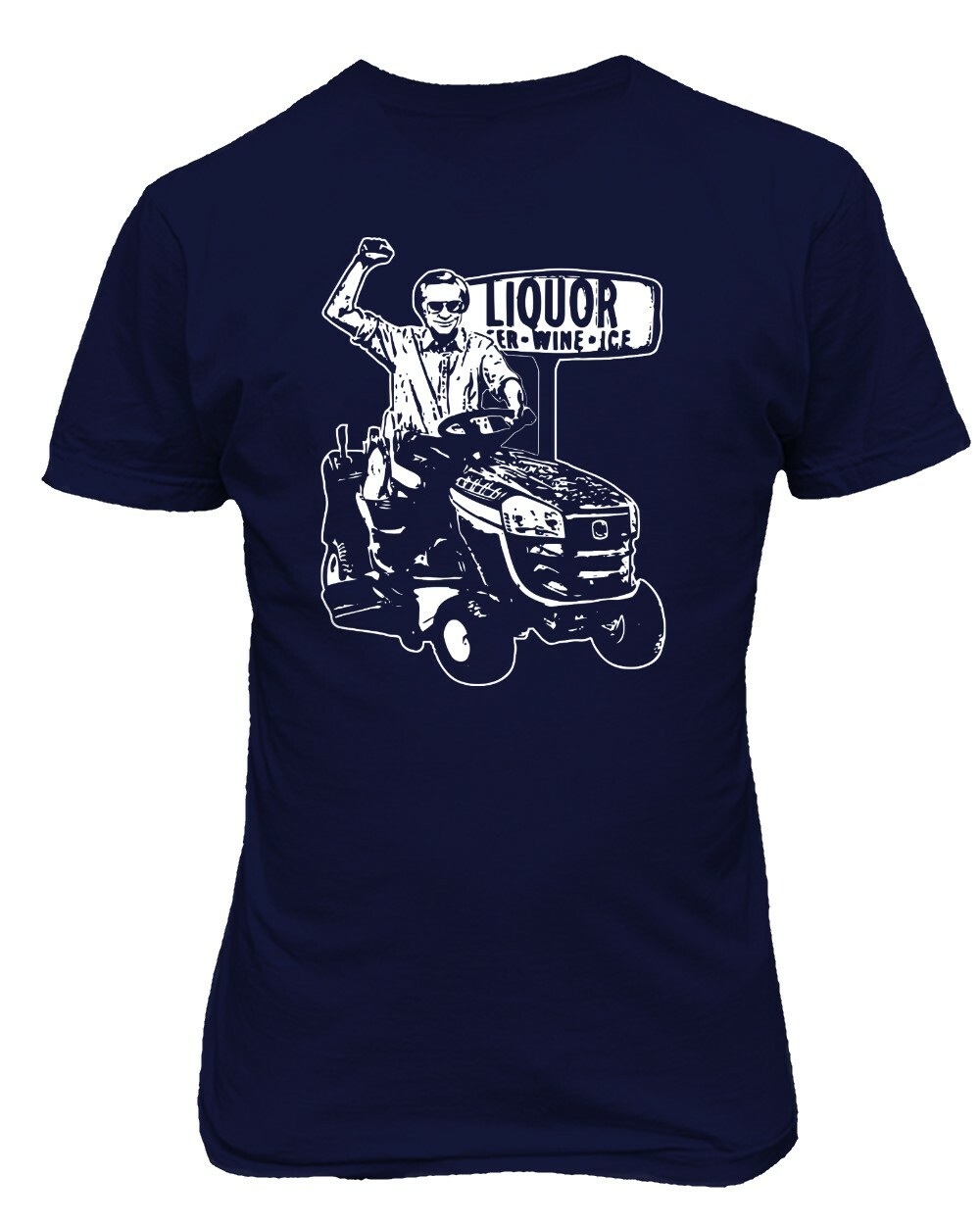 George Jones Lawnmower Country Music Outlaw Retro Concert Band Men’s T-Shirt