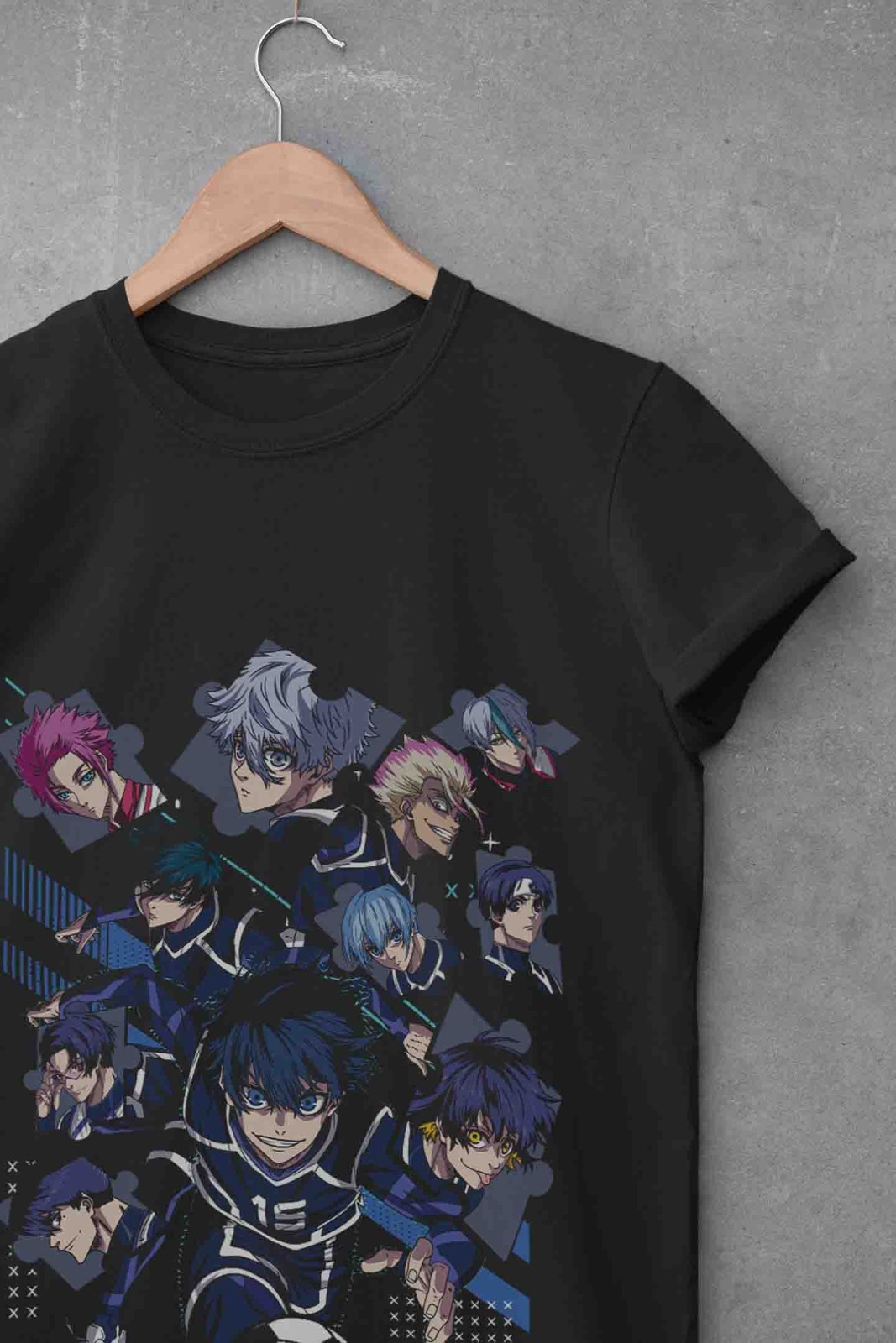 Blue Lock Shirt Isagi Tshirt Rin T-Shirt Bachira Sport Anime Nagi Barou Ball Tee