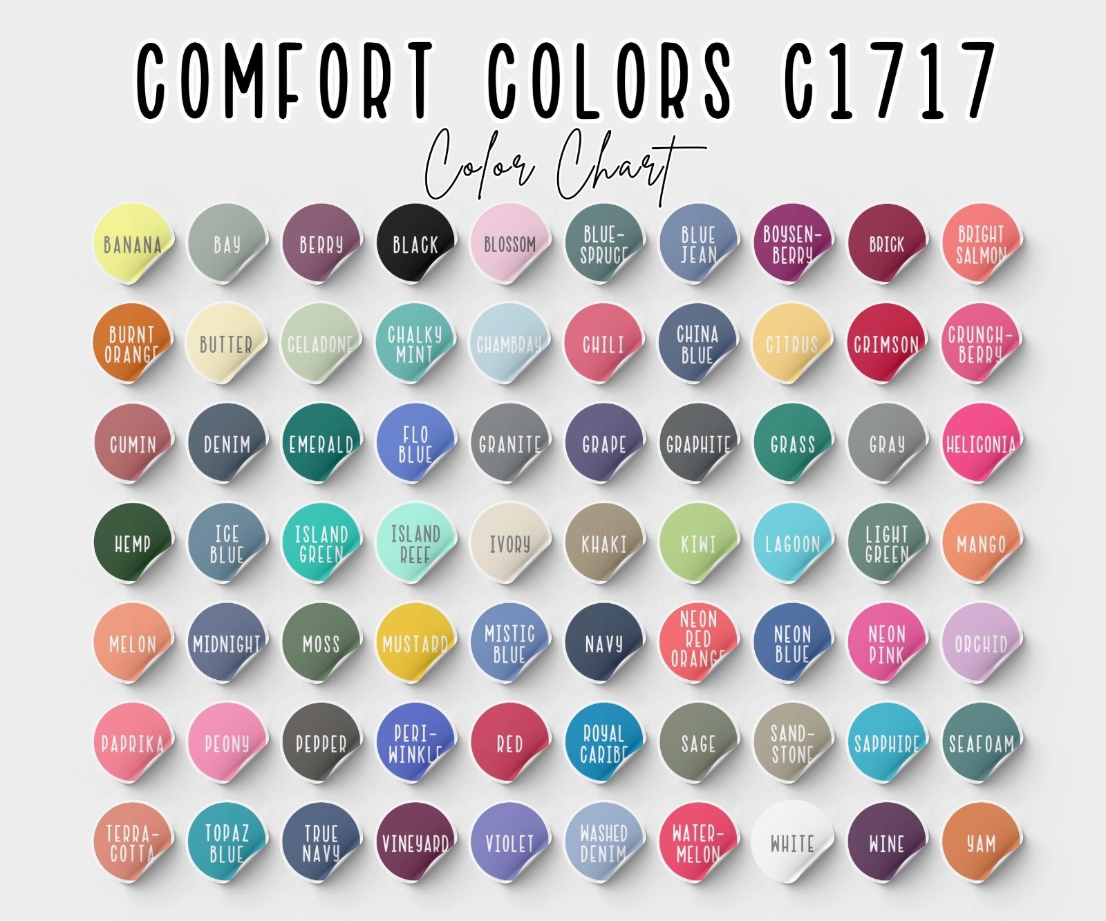🔥Comfort Colors 1717 Unisex Short Sleeve Heavyweight TShirt Vintage Washed