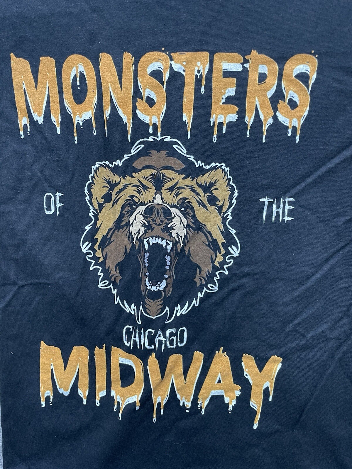 🔥 Chicago Bears • Monster Of The Midway • T Shirt • Gildan • NFL • Size S