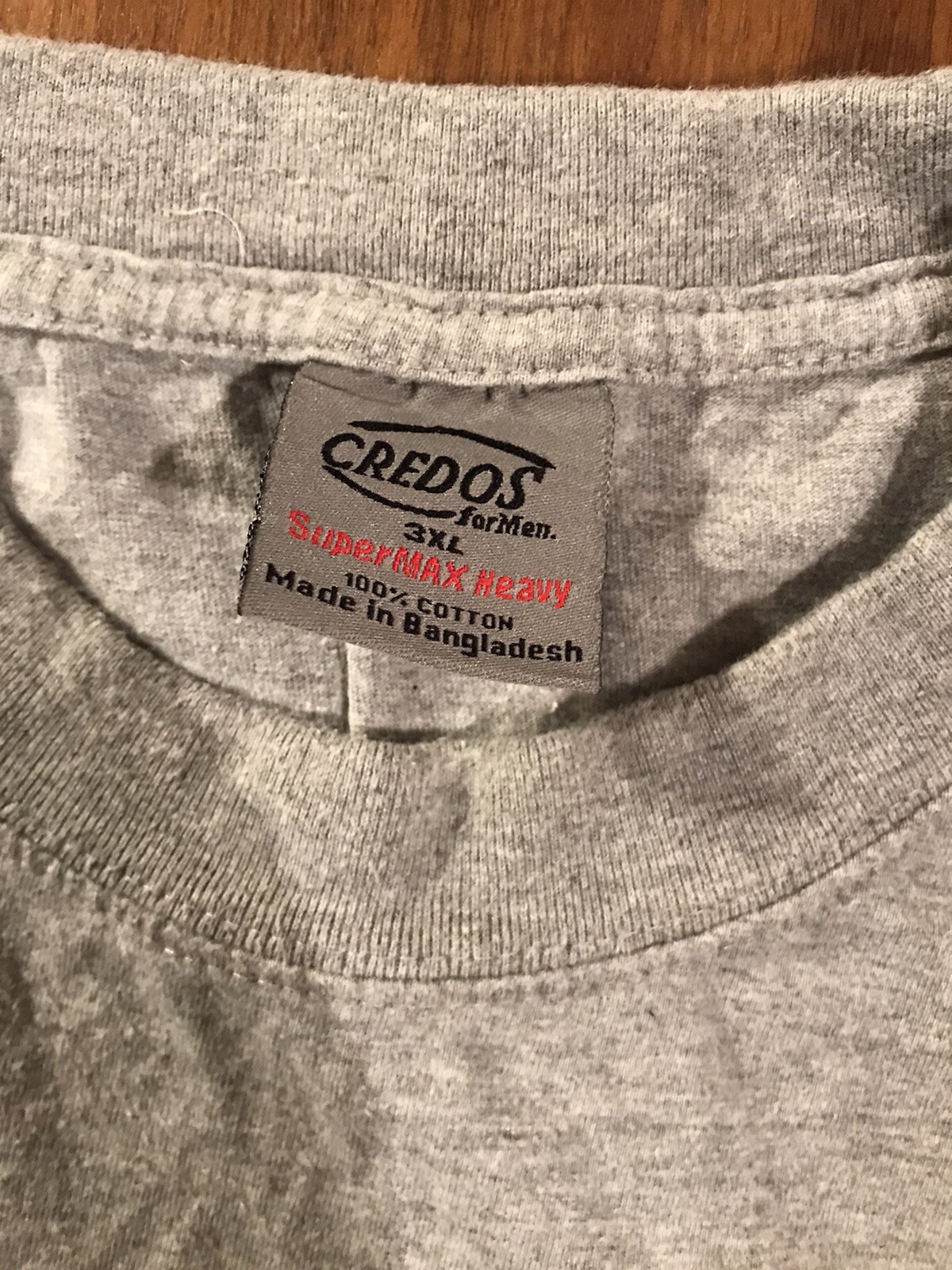 Credos For Men “Liberty Truth” Crest Design Mens 3XL Gray Tshirt. EUC