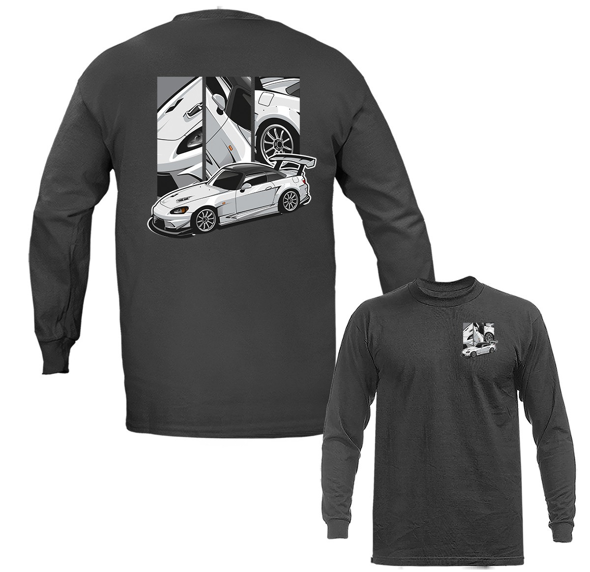 Street Legend Imported Tuned Custom JDM Sports Car Long Sleeve