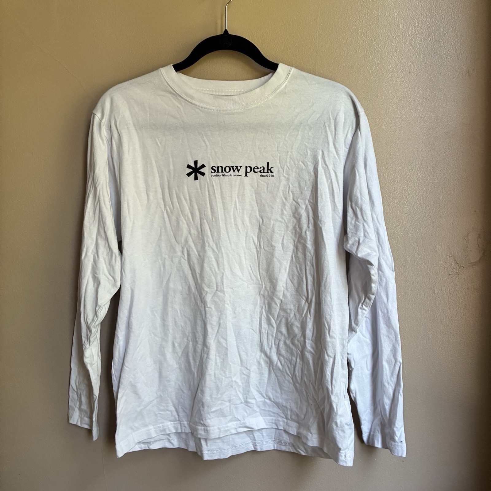 New Without Tags Snow Peak 100% Cotton Longsleeve Lightweight Shirt Men’s Medium