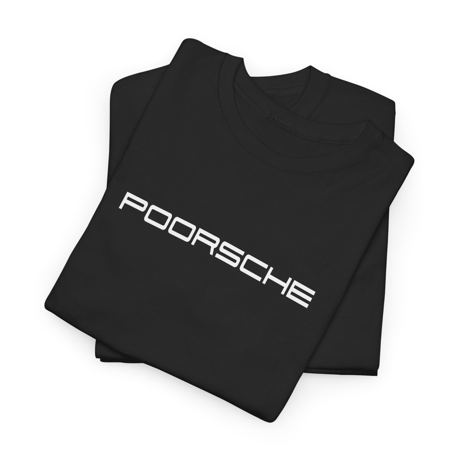 Poorsche T-Shirt Motorsport Apparel for Gearheads, Sports Car Lover Gift