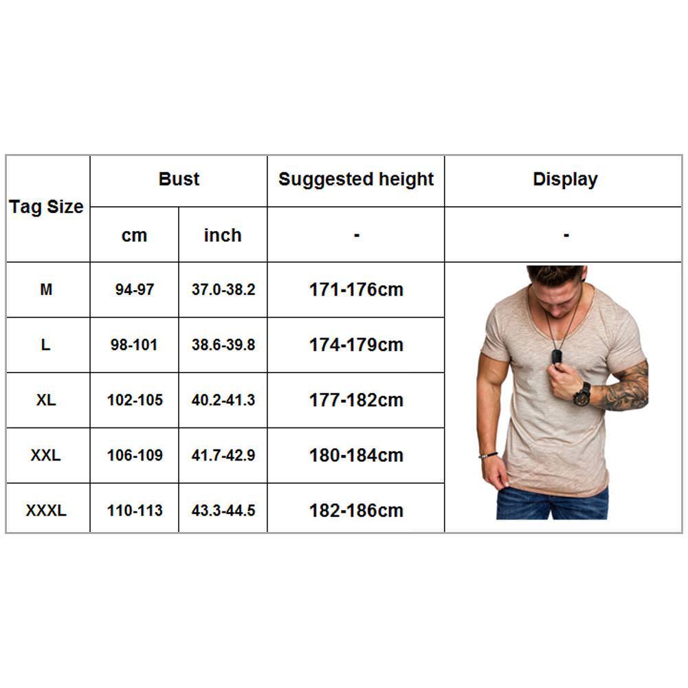 Men’s Slim Fit Short Sleeve Muscle Tee T-shirt Casual Blouse Solid Tops Shirt
