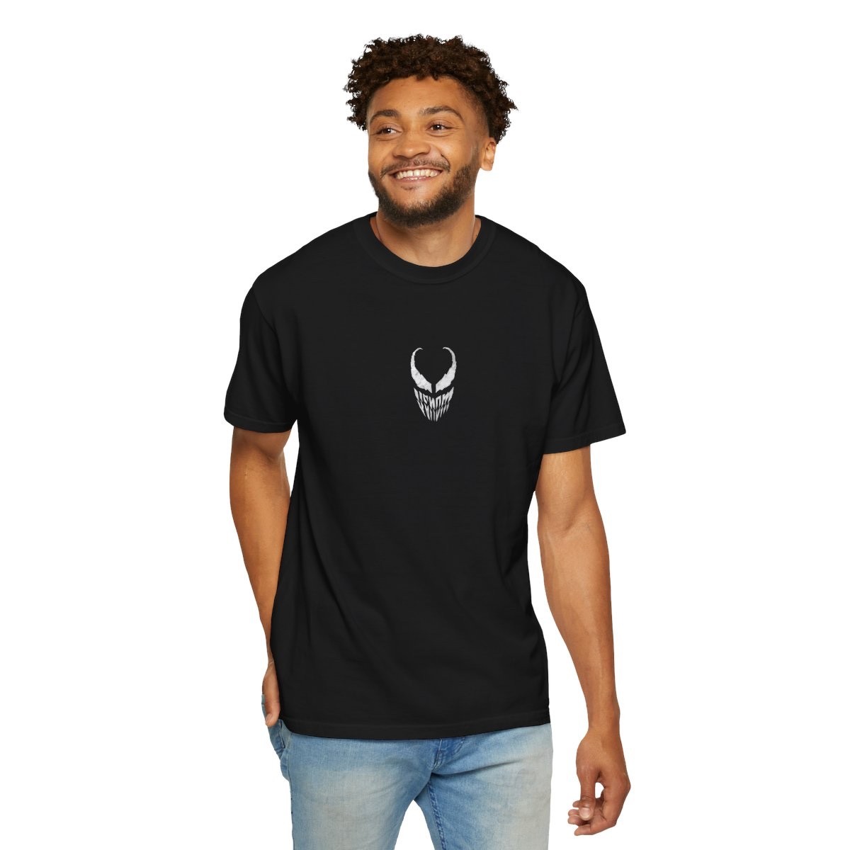 Venom Graphic T-Shirt | Black Comfort Colors 1717 Unisex Heavyweight, RelaxedFit