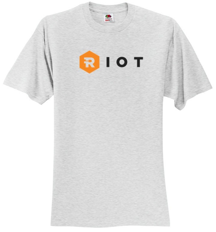 RIOT Blockchain Bitcoin Mining T-shirt
