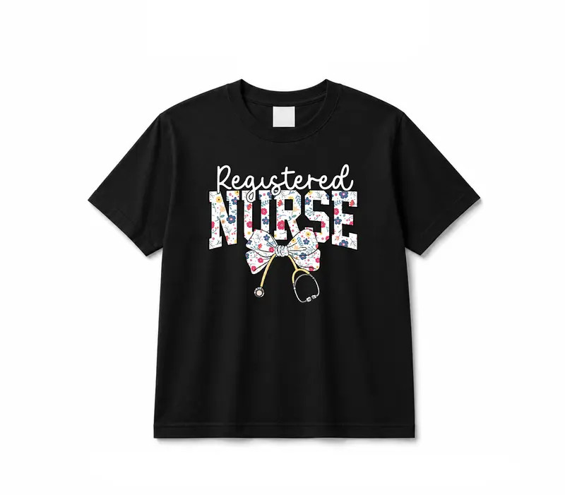 Gildan Classic Fit “Registered Nurse” T-Shirt – Comfortable RN Apparel