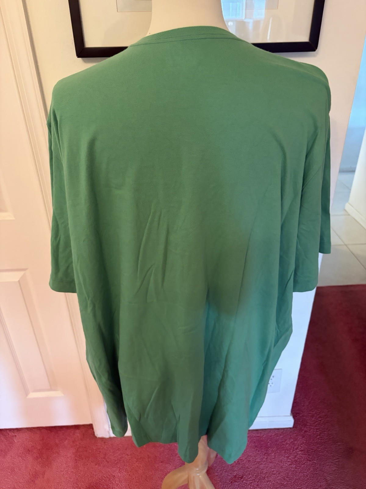 New Basic Editions Men’s 3XLT Big & Tall T-Shirt Emerald DarkGreen Short Sleeve