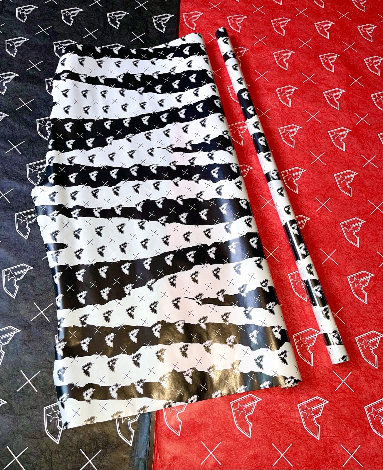 Famous Stars And Straps Gen X Wrapping Paper Roll Christmas Blink 182 Y2K