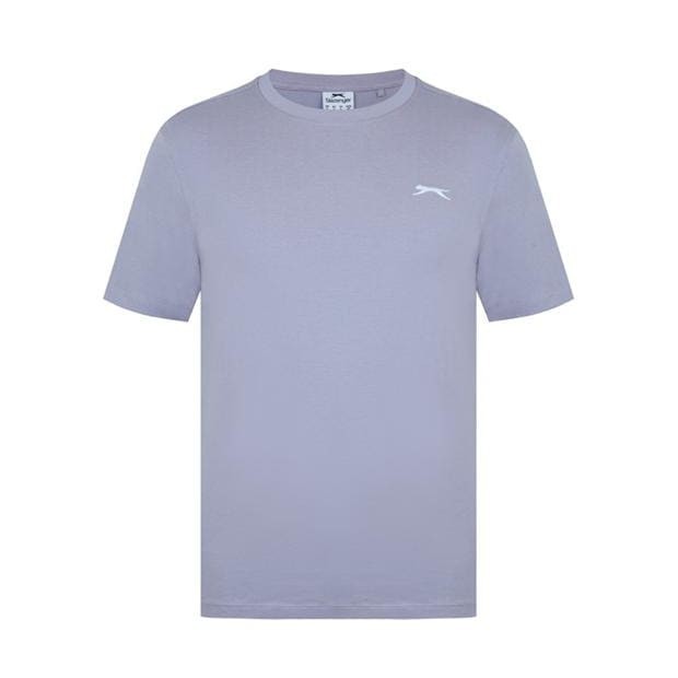 Mens Slazenger 100% Cotton Plain Crew Neck T Shirt XS S M L XL XXL 3XL 4XL BNWT
