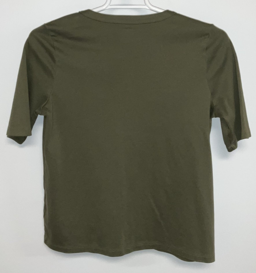 Lands End Short Sleeve T-Shirt Adult Large Green