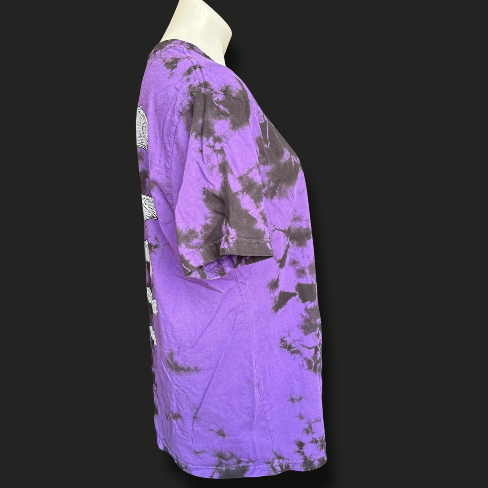 BlackCraft Cult T-Shirt Men’s L Batts Tie Dye Halloween Goth Witch