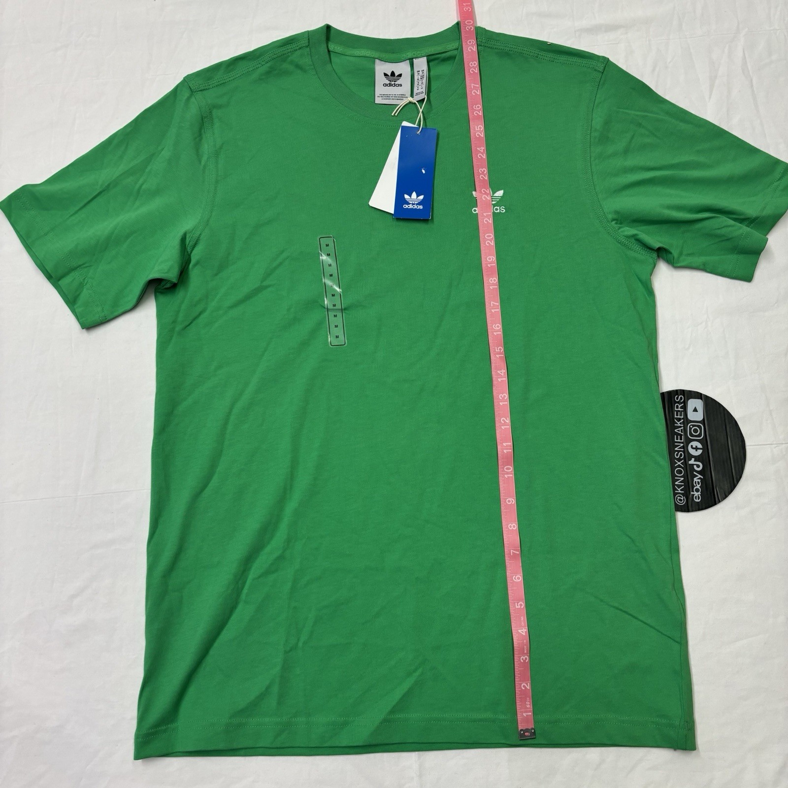 Adidas Originals Trefoil Ess Tee Energy Green T-Shirt JN0235 Men’s Size Medium