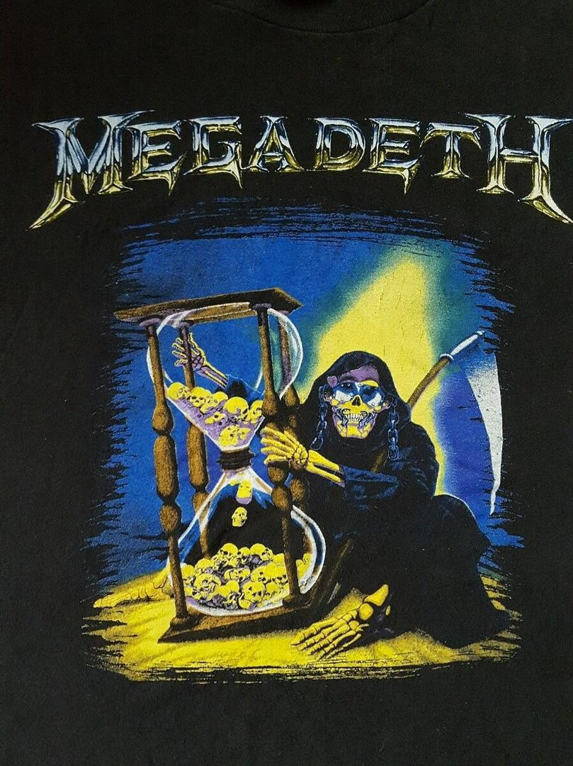MEGADETH T-SHIRT ORIGINAL COUNTDOWN TO EXTINCTION Unisex All Size