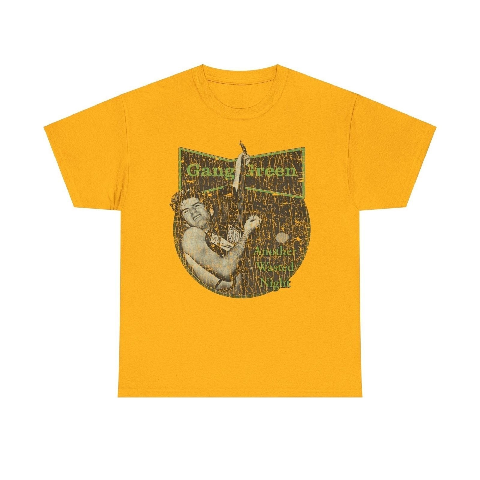 Gang Green Another Wasted Night Punk Band Music T-shirt
