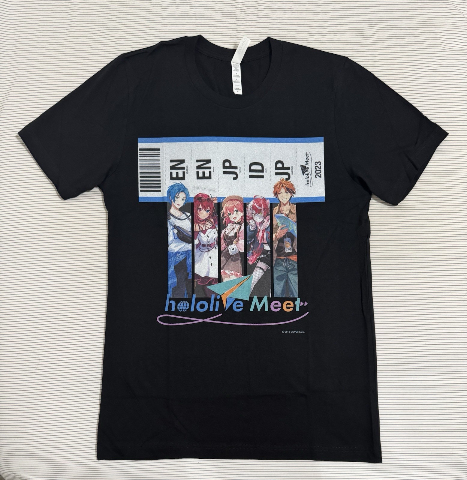 2023 Hololive Meet Kinokuniya Exclusive Graphic T Shirt Size Medium (19 in PtP)