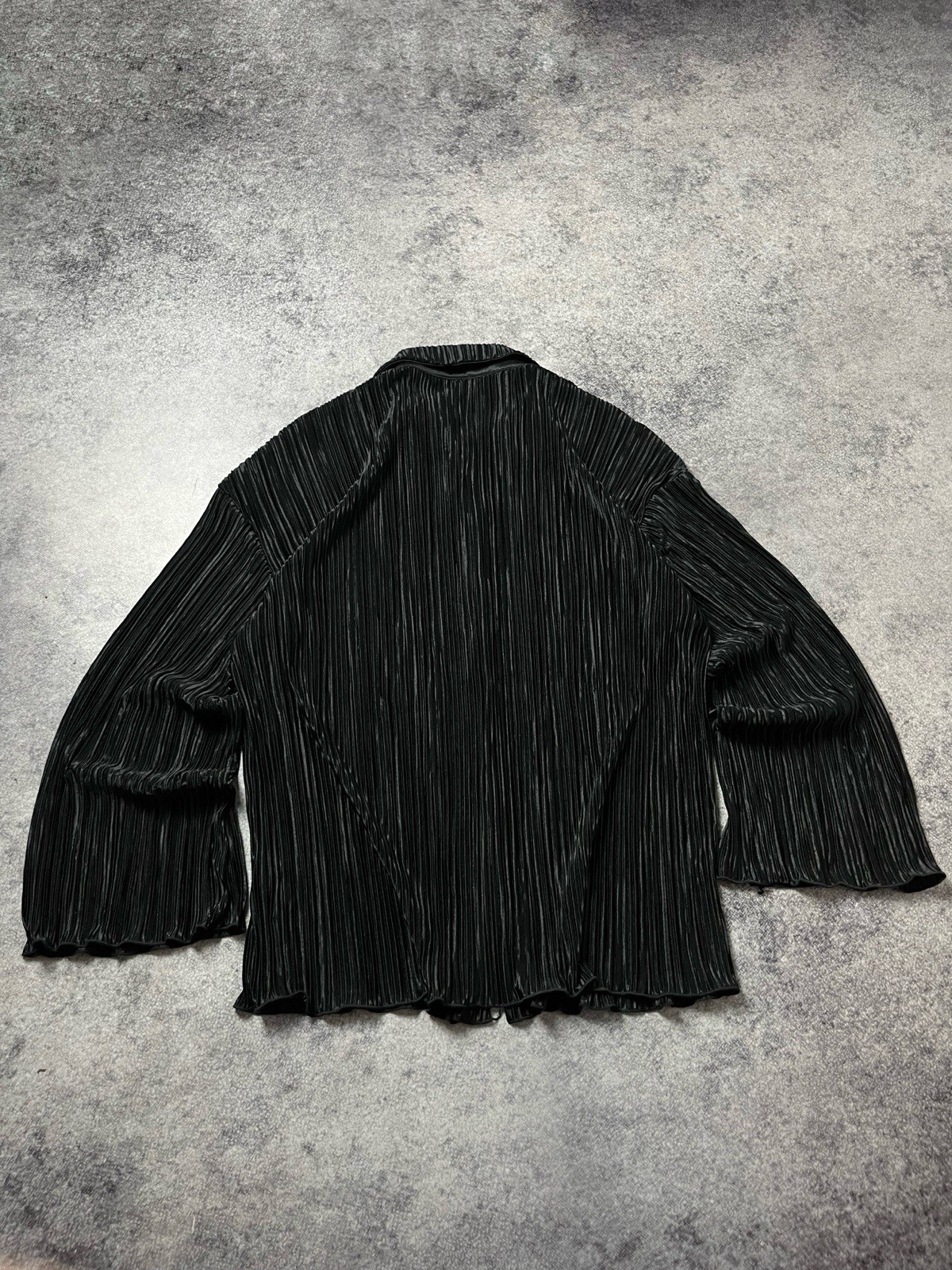 🔥PLEATS PLEASE ISSEY MIYAKE STYLE 90’S VINTAGE UNBRANDED SHIRT BUTTON UP