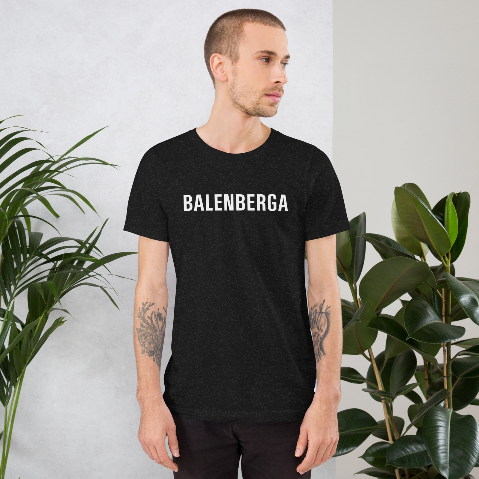 BALENBERGA T-shirt / ironic streetwear attitude funny unisex latino alv