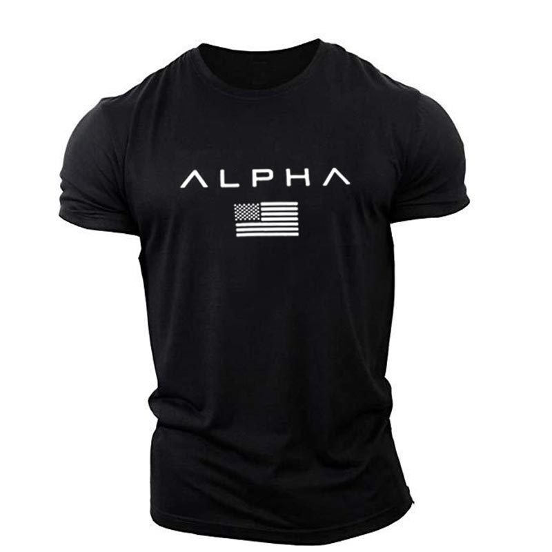 Men’s Workout Crew Neck Tee T Shirts Short Sleeve Gym Bodybuilding Muscle Shirts