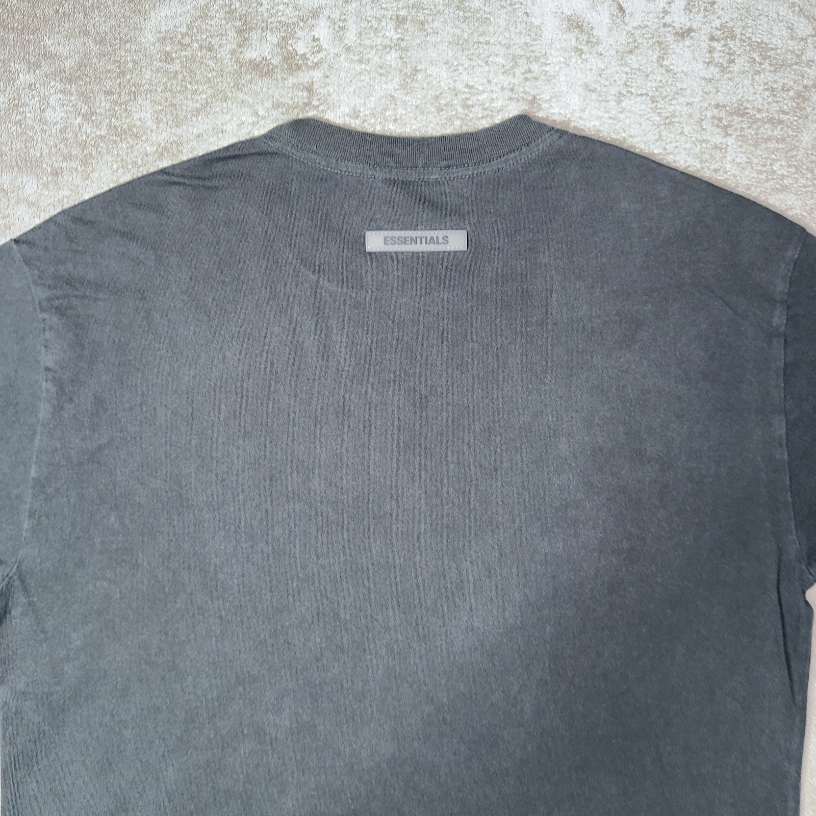 FOG Essentials Boxy T-Shirt Unisex XS Stretch Limo Black 125SP202000F SS20