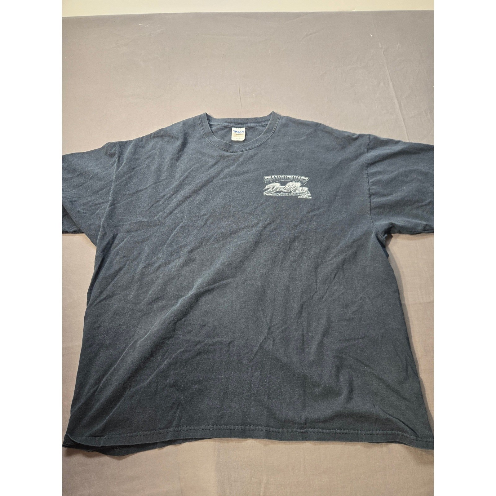Gildan Goodguys Del Mar Nationals 2010 Hot Rod Graphic T-Shirt Black Mens 2XL