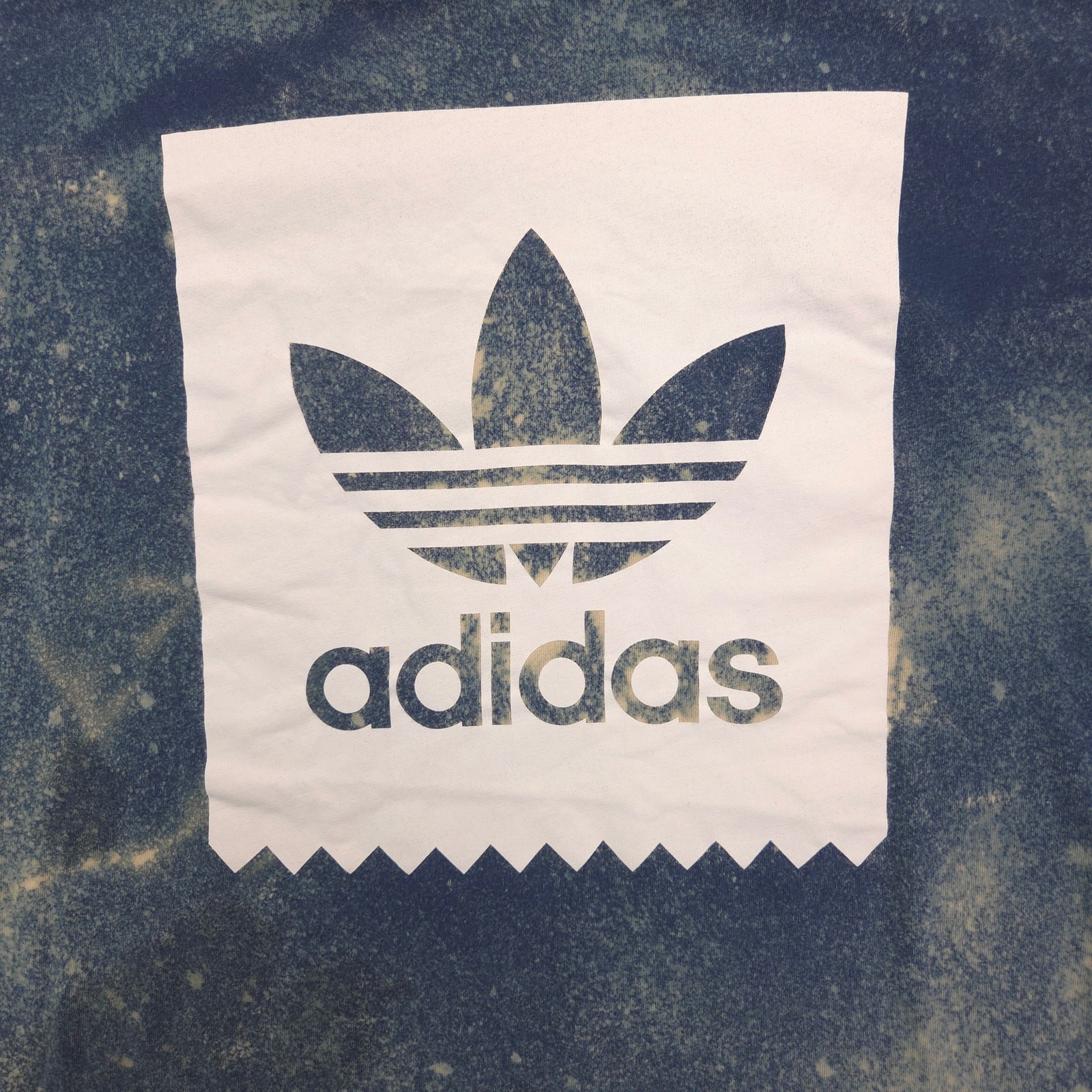 Adidas Casual Crew Neck Short Sleeve Graphic T Shirt Mens Size Large L Tie Dye